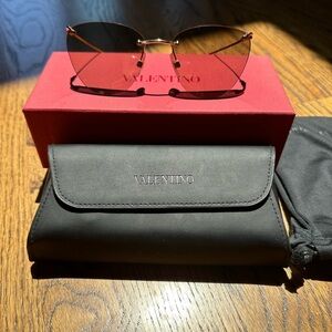 Valentino wire frame sunglasses
